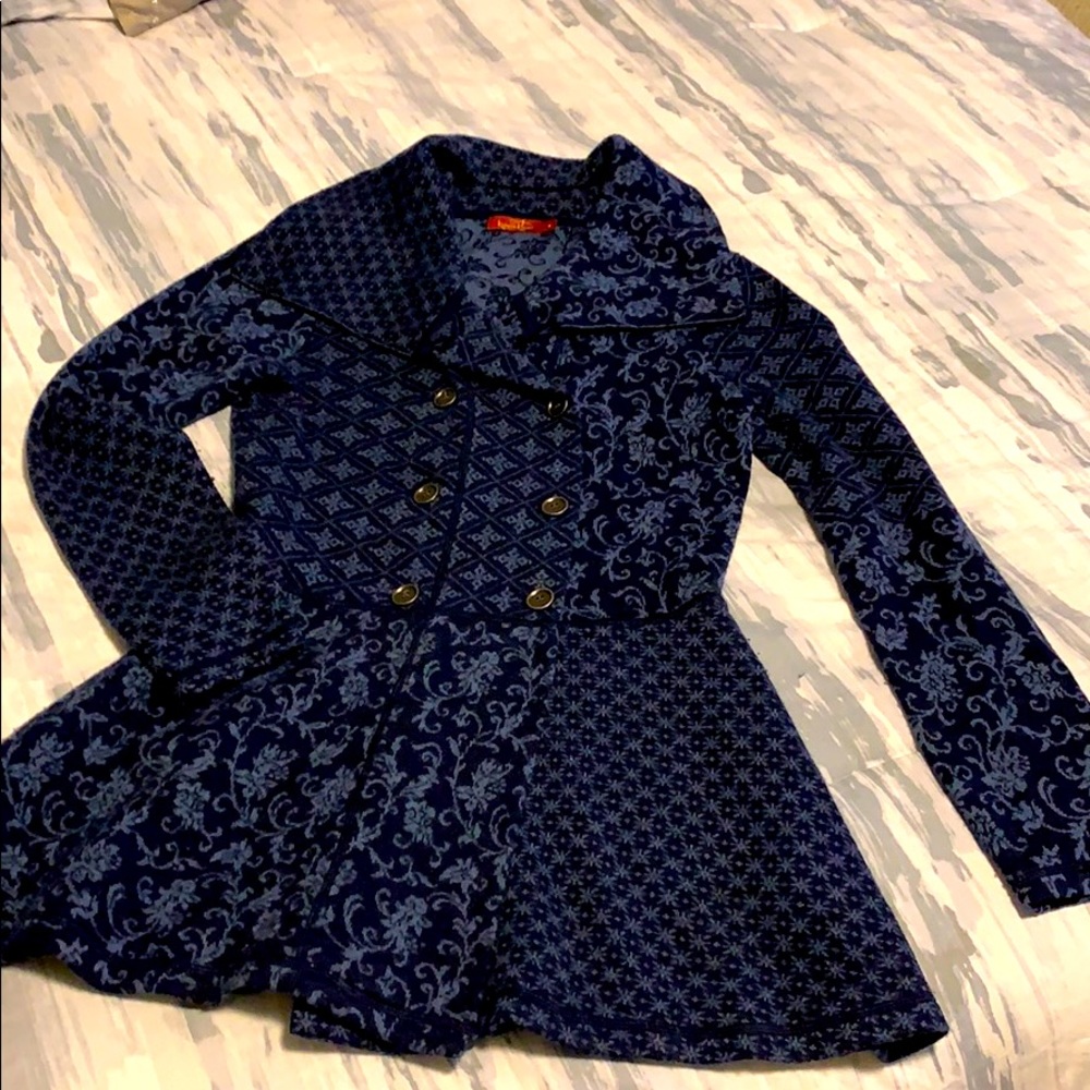 Knit sweater coat by Krimson Klover